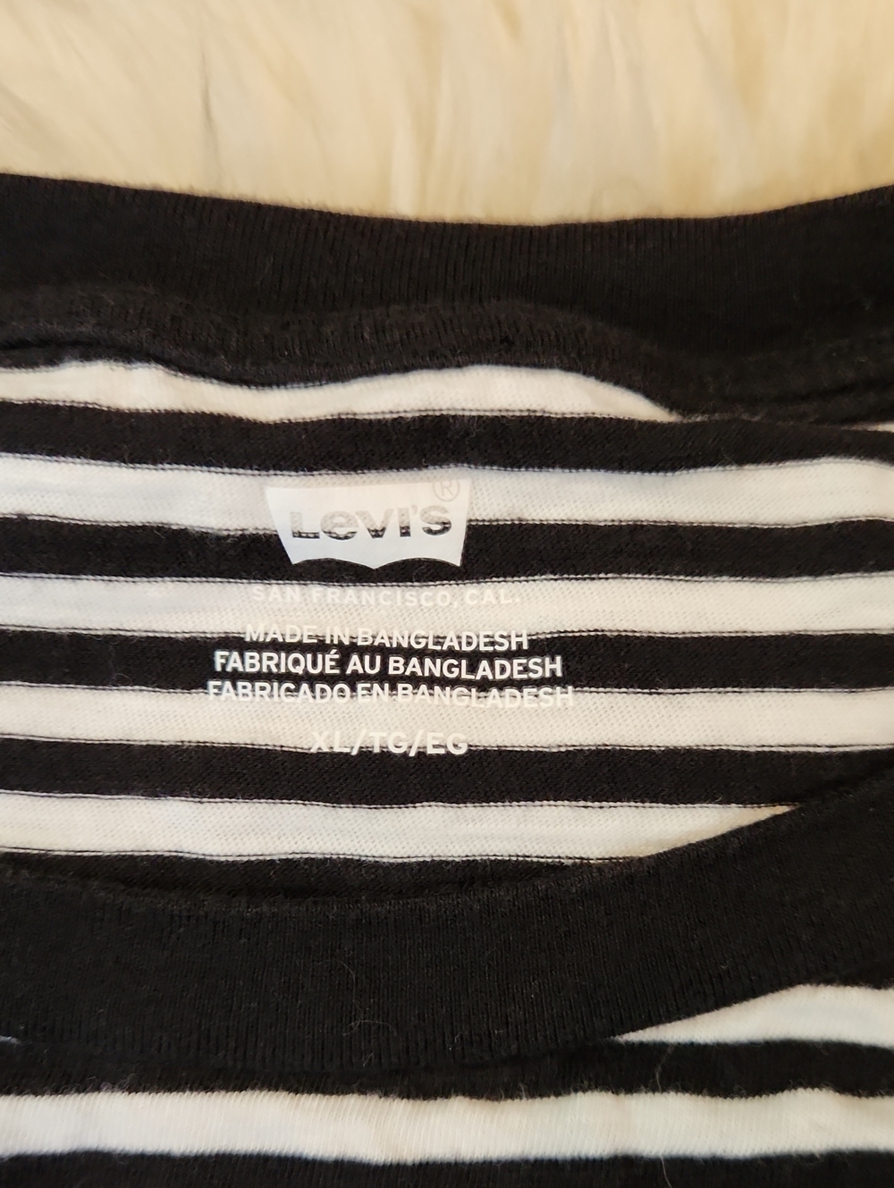 Levis Striped Ringer Boxy Tee - Picture 3 of 4